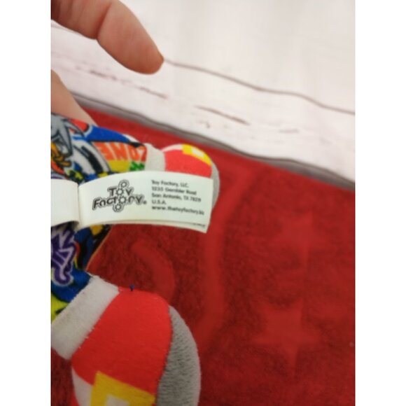 Sega 60th Anniversary Sonic The Hedgehog Sticker Bomb Toy Factory Mini Plush 7" - Picture 6 of 6